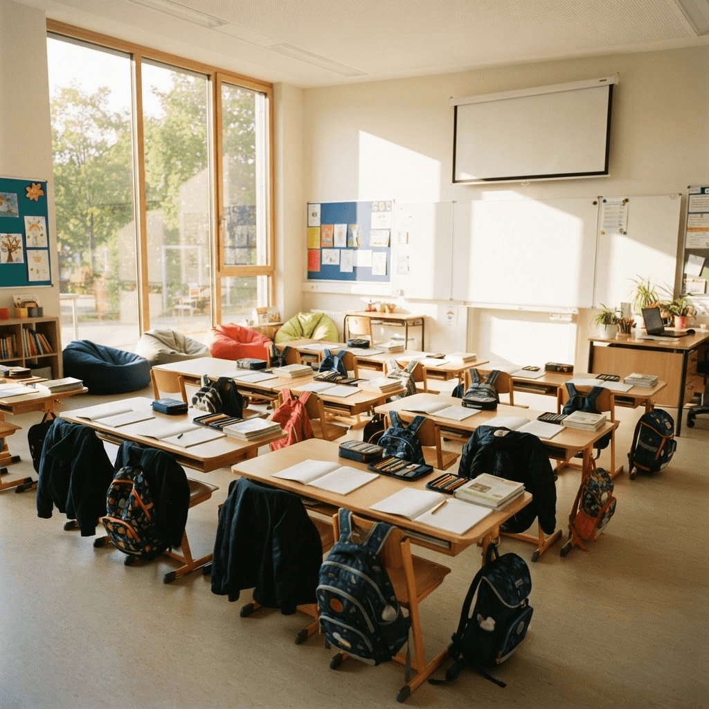 A bright, well-resourced West Contra Costa Unified School District classroom